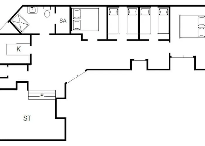 Hébergement de vacances 6 Person In